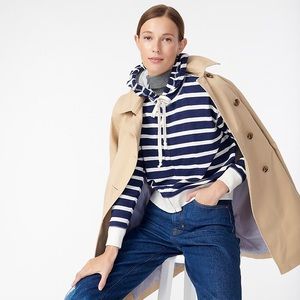❤️ Sold! ❤️ J. Crew NWT Striped Hoodie Sweatshirt in Navy